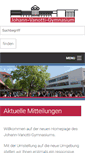 Mobile Screenshot of gymnasium-ehingen.de